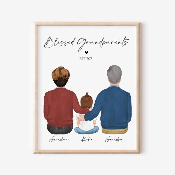 Blessed Grandparents Wall Art
