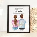 Brother Sister Wall Art